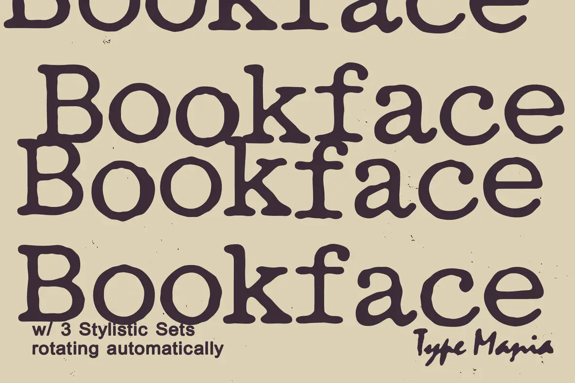 Bookface Logo Bookface TM Font - YouWorkForThem