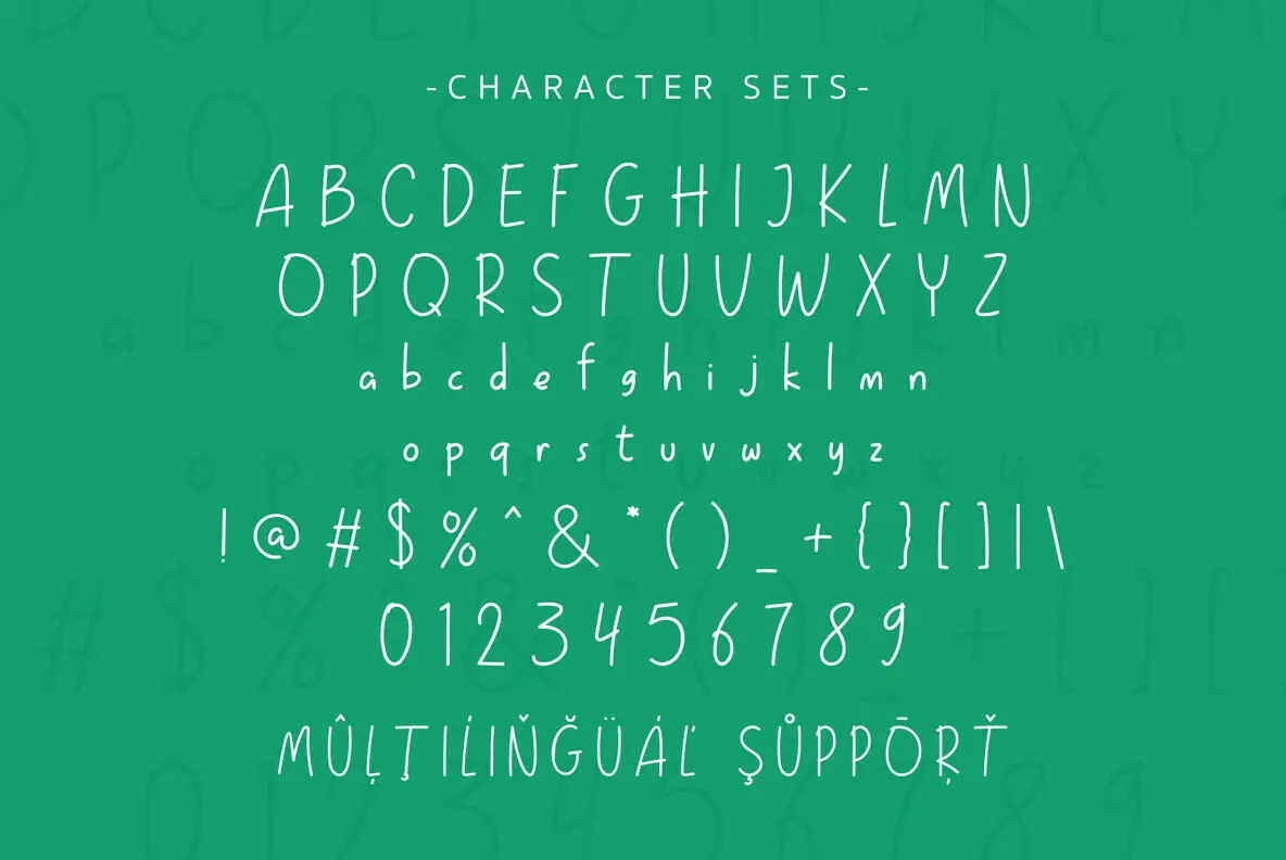 Blue Hands Font - FontPath