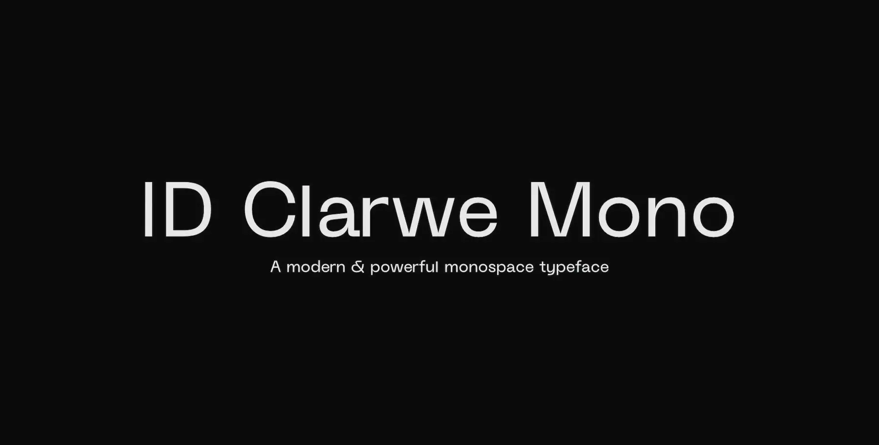 ID Clarwe Mono