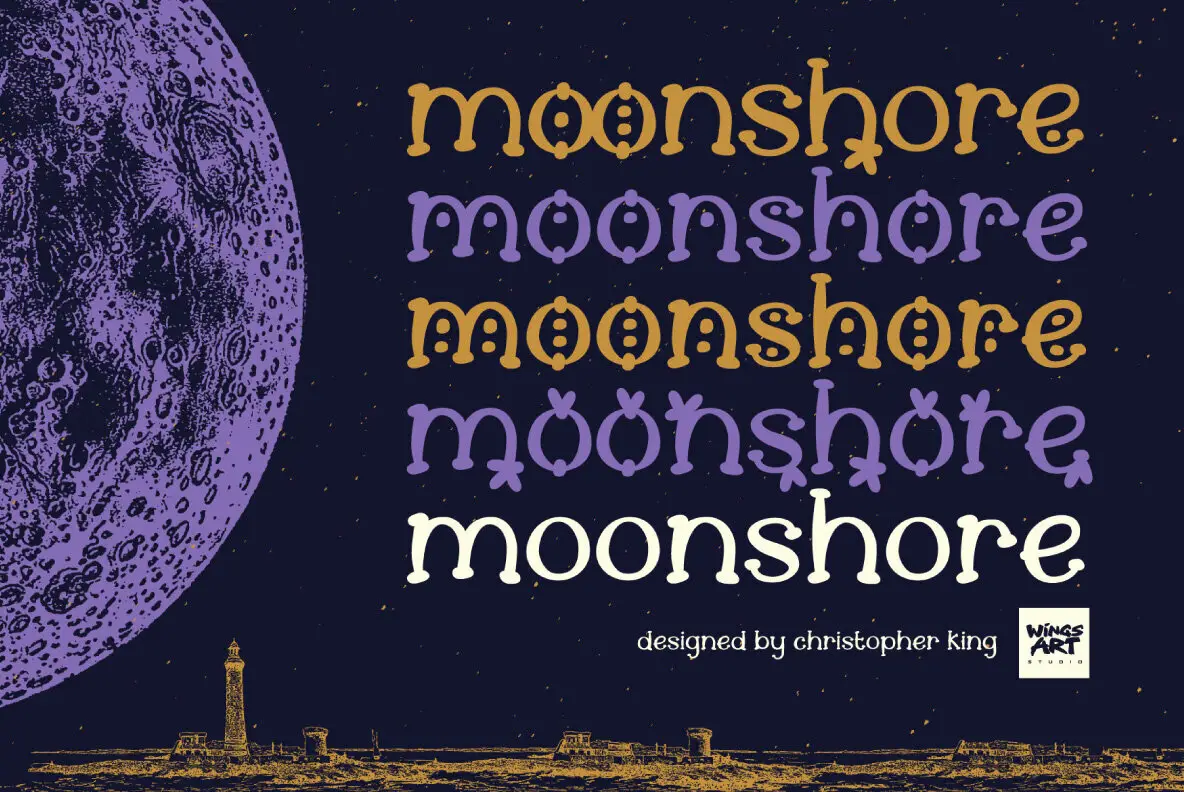 Moonshore Font - Fontpath
