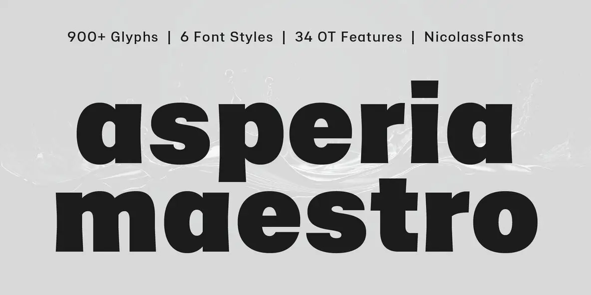 Asperia Maestro Font - FontPath
