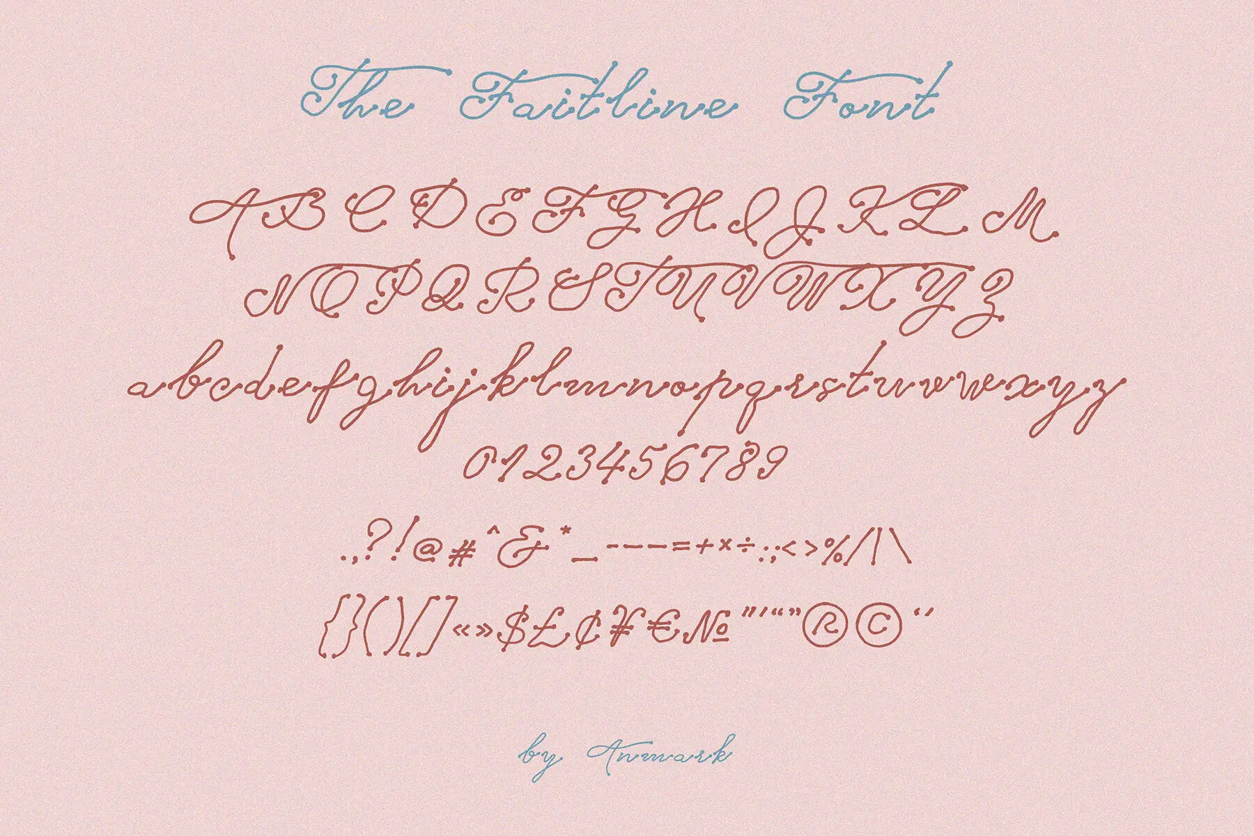 The Faitline Font - YouWorkForThem