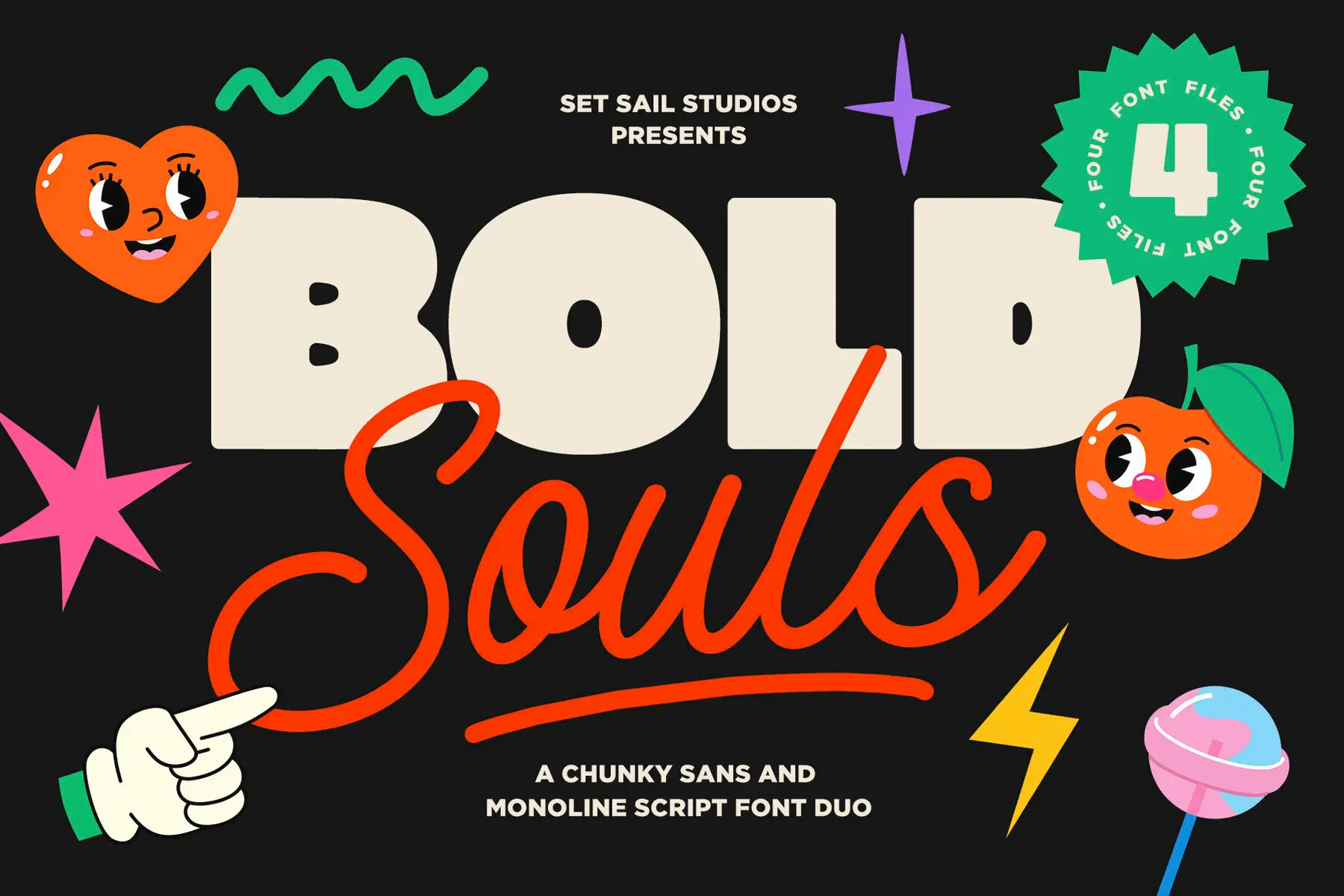Bold Souls Font Duo