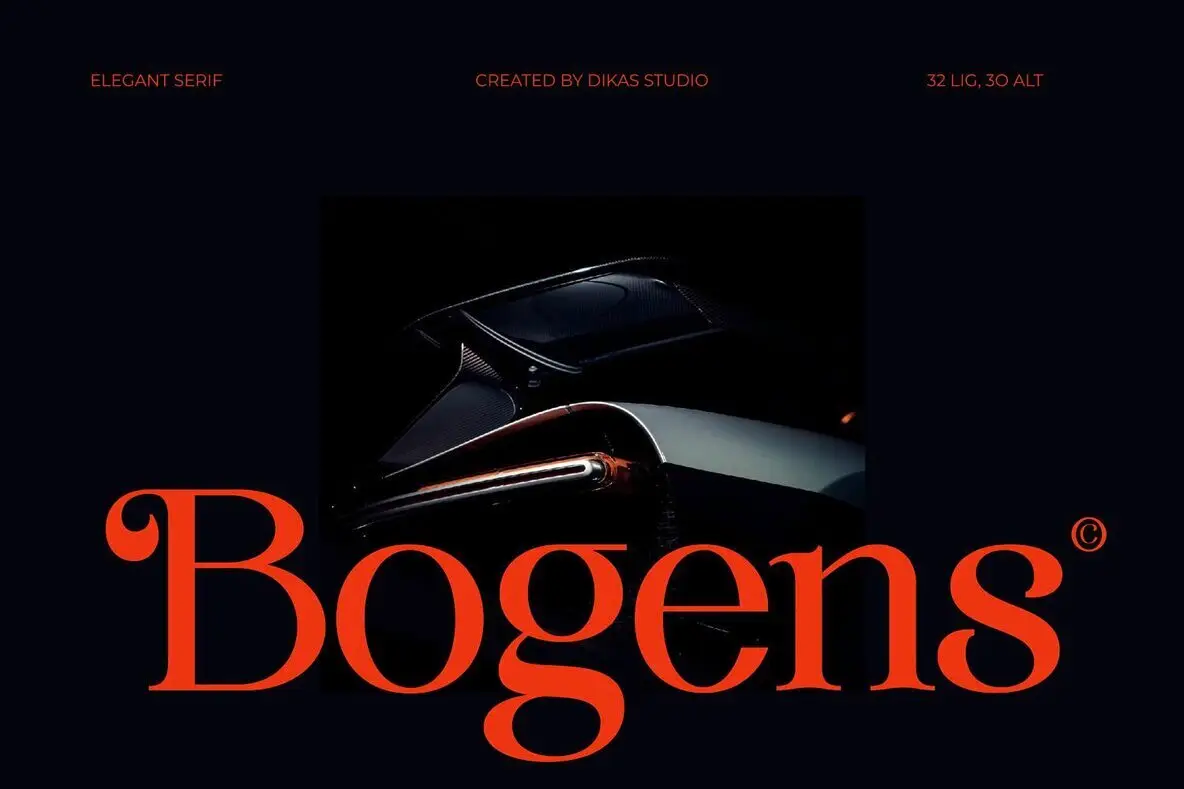 Bogens Font - YouWorkForThem
