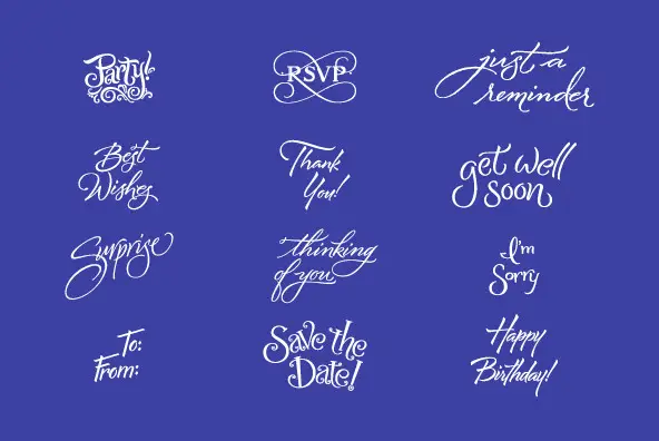 Greeting Cards Font - YouWorkForThem