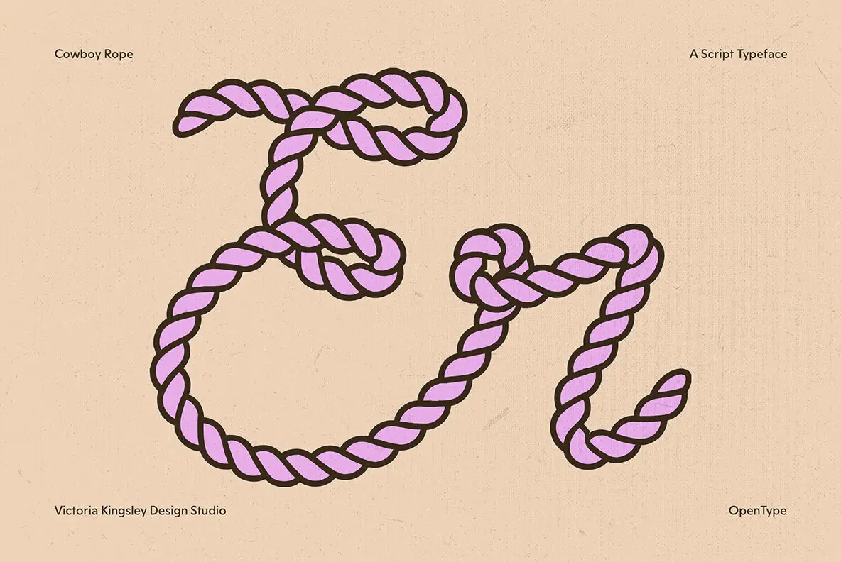 Cowboy Rope Font - Fontpath