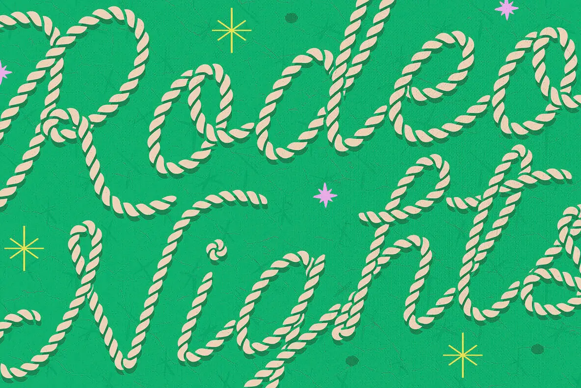Cowboy Rope Writing Cowboy Rope Font - FontPath