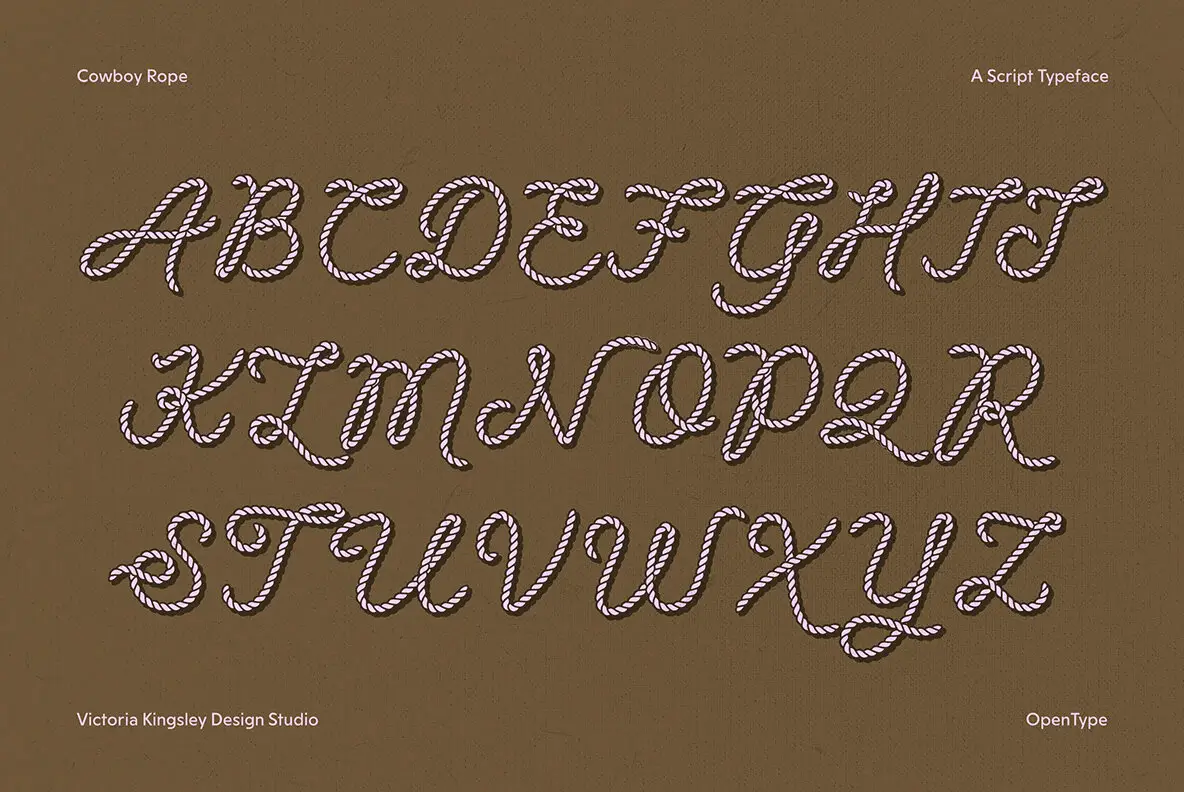 Cowboy Rope Font - FontPath