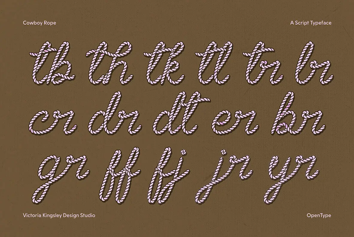 Cowboy Rope Font - FontPath