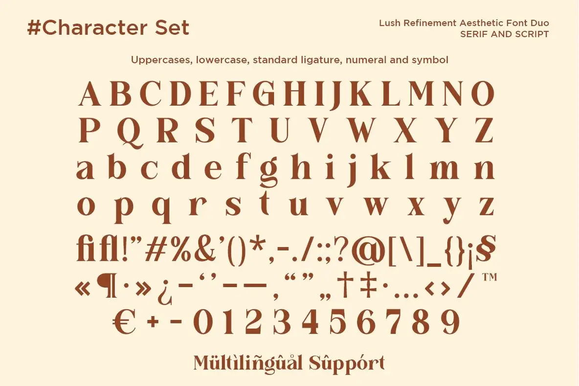 Refinement Font Lush Refinement Font - FontPath