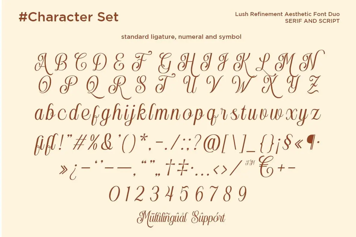 Refinement Font Lush Refinement Font - FontPath