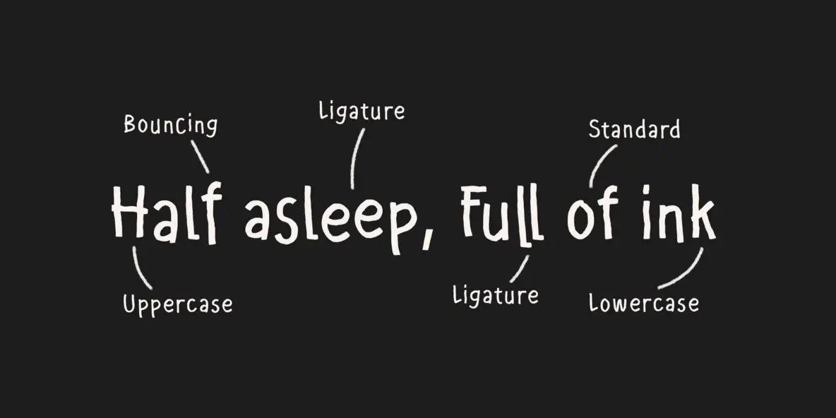 3 AM Scribbles Font - FontPath