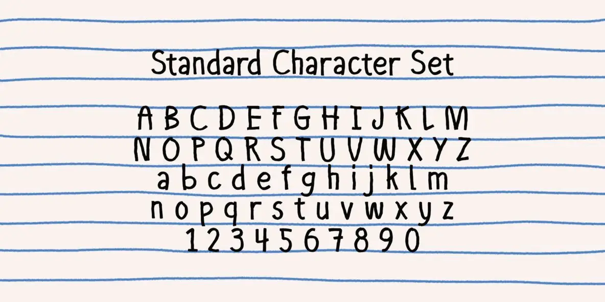 3 AM Scribbles Font - FontPath