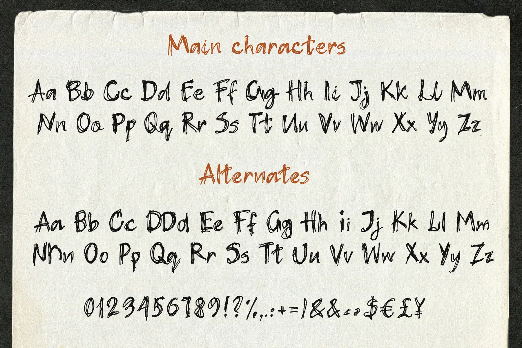 Chicken Scratch Font - YouWorkForThem