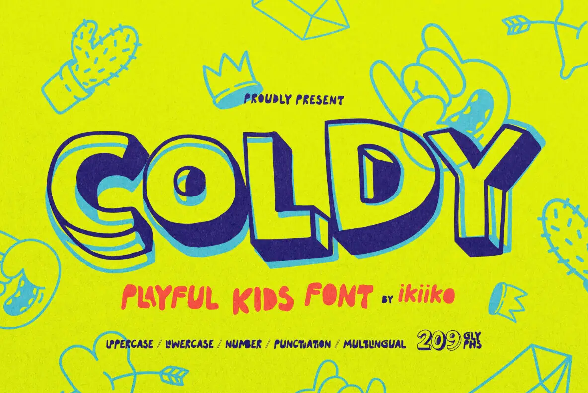 Coldy Font - YouWorkForThem
