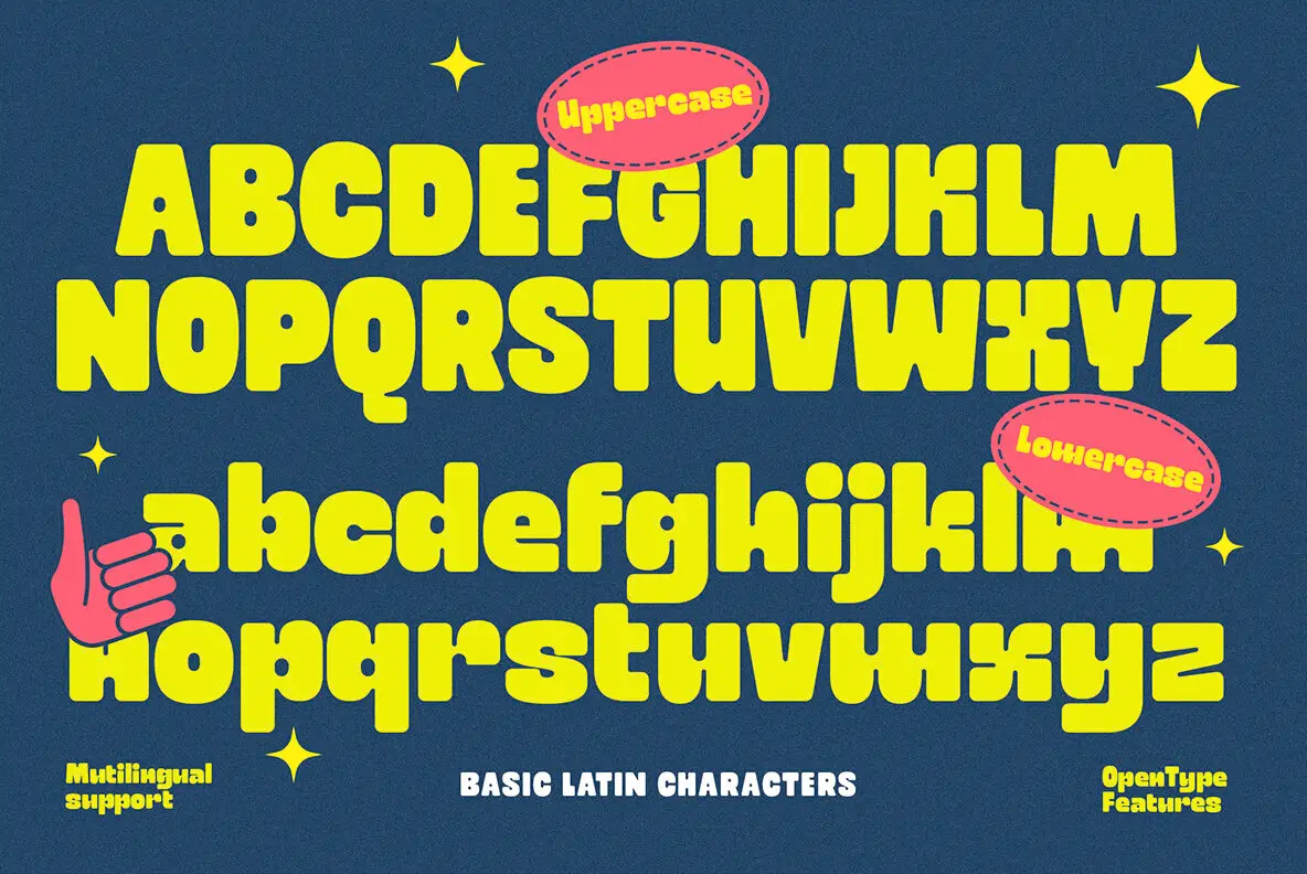 Cloudy Bumpy Font - FontPath