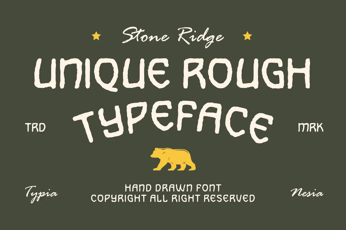 Porter Ridge Font Stone Ridge Font - Fontpath
