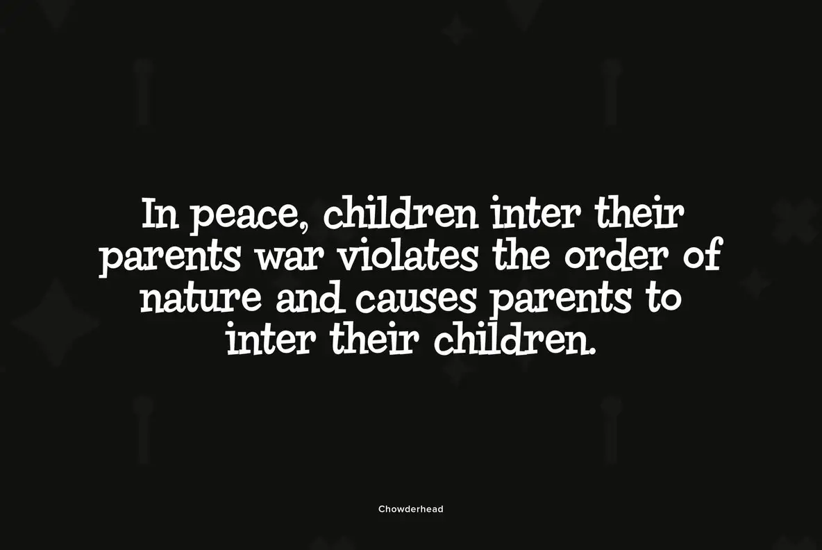 Chowderhead Font YouWorkForThem