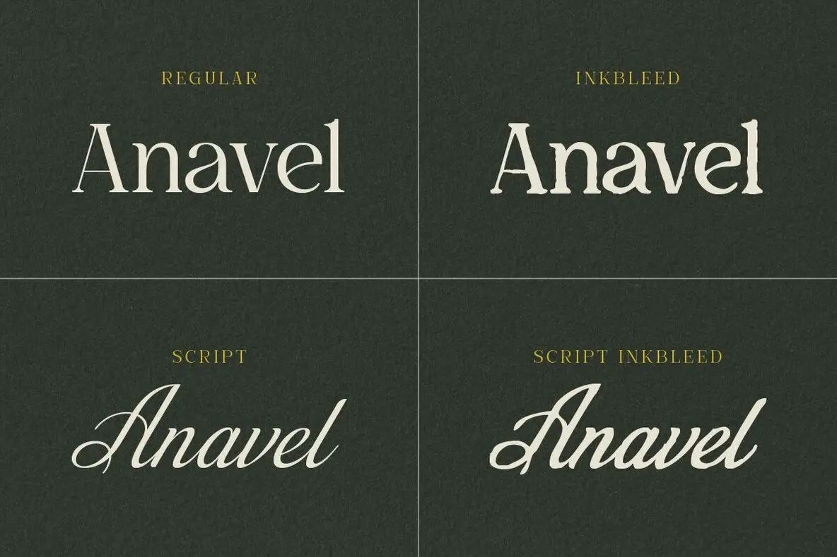 Anavel Elegance Font - FontPath