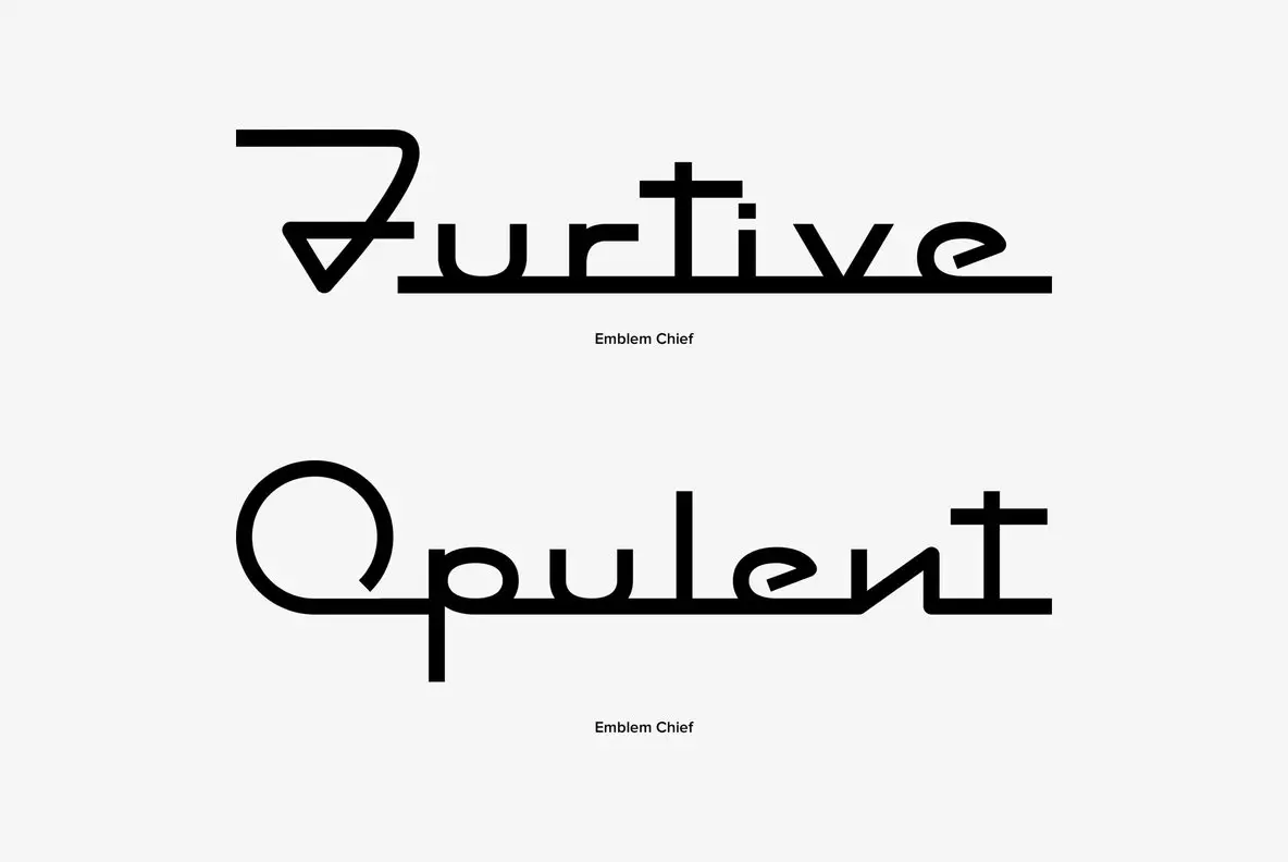 Emblem Chief Font - Fontpath
