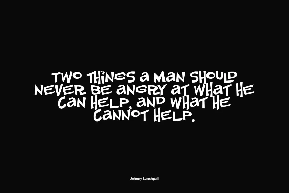 Johnny Lunchpail Font YouWorkForThem