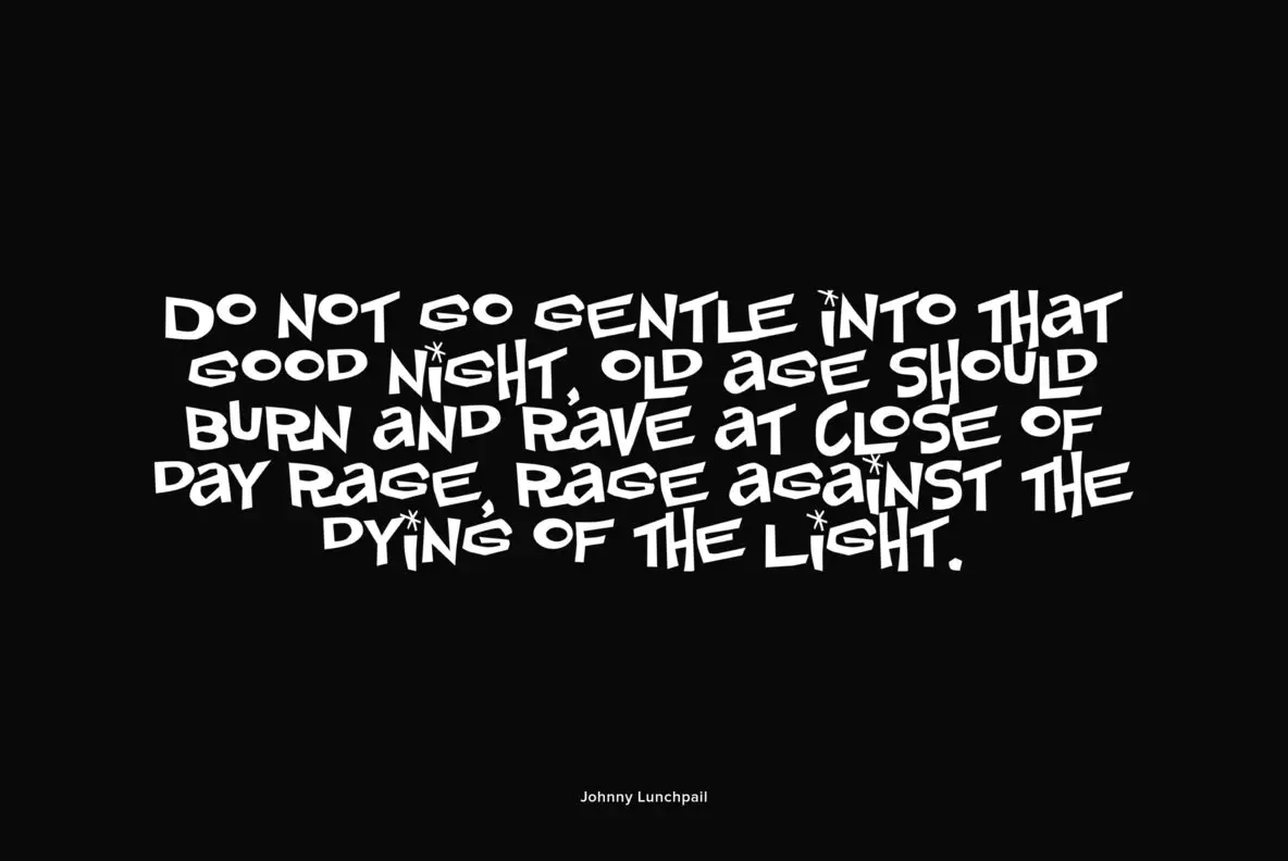 Johnny Lunchpail Font YouWorkForThem