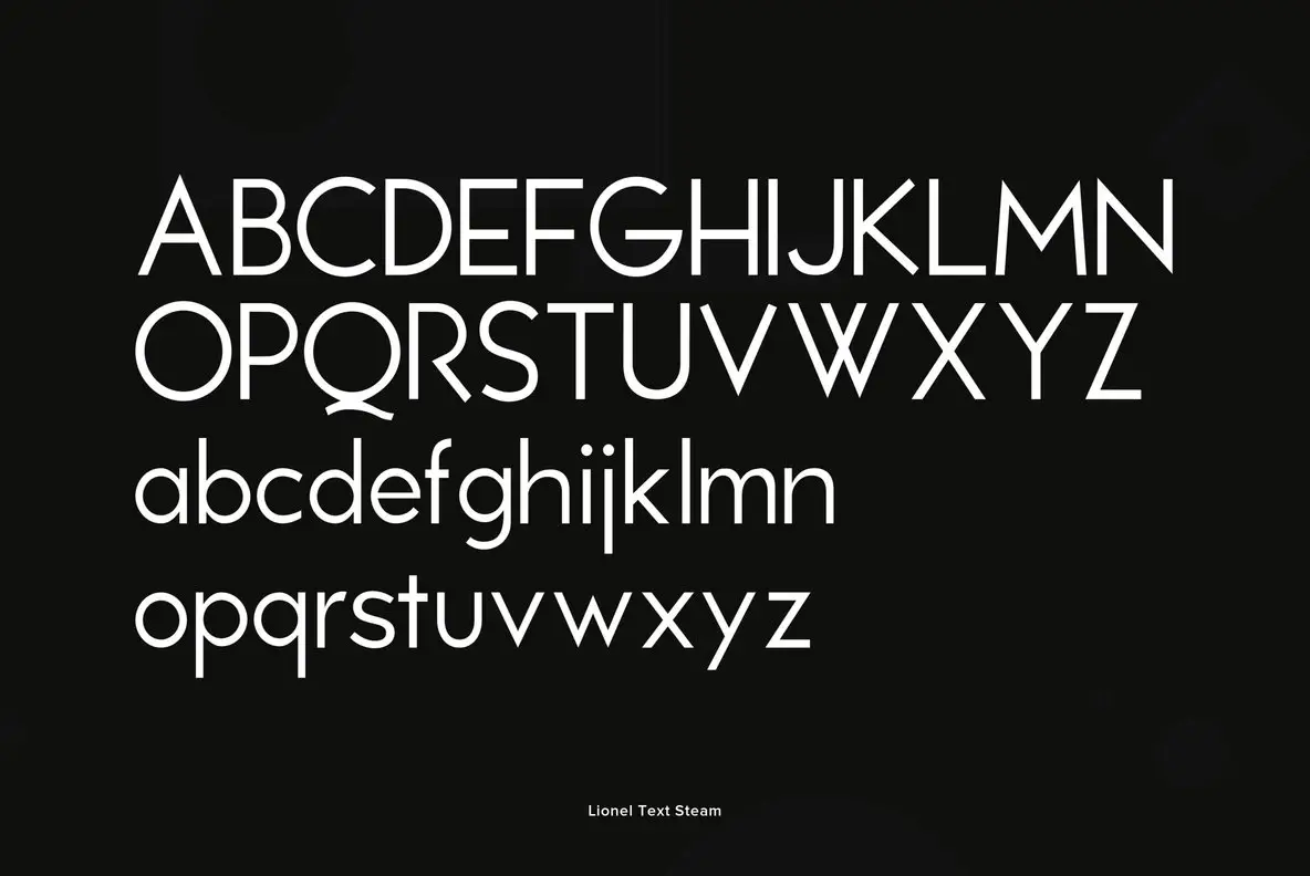 Lionel Text Steam Font - FontPath