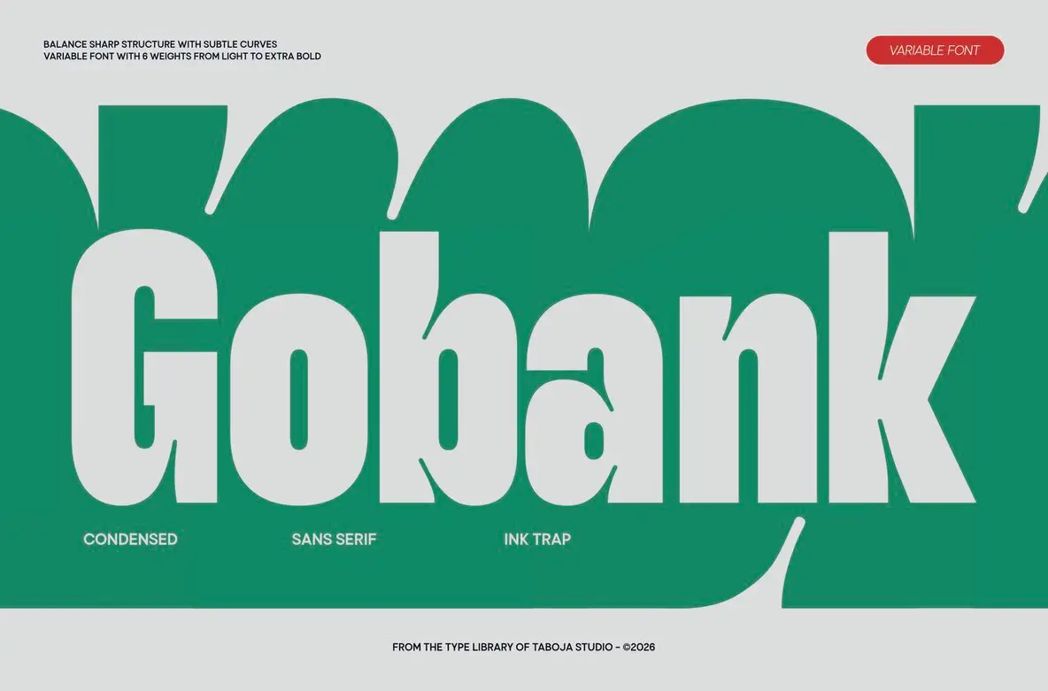 TBJ Gobank Font - FontPath