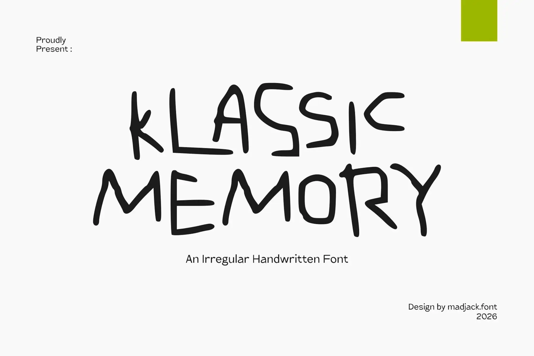 Klassic Memory Font - YouWorkForThem