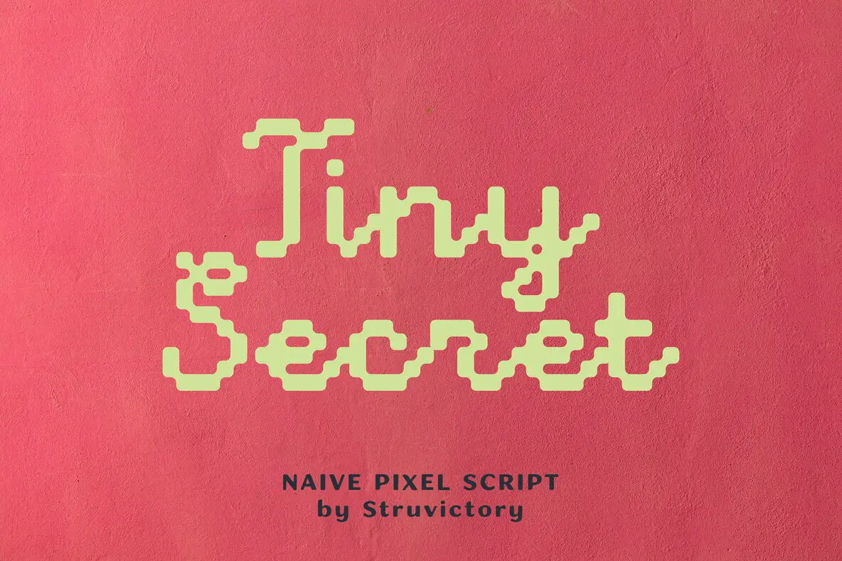 Tiny Secret Script Font - Fontpath