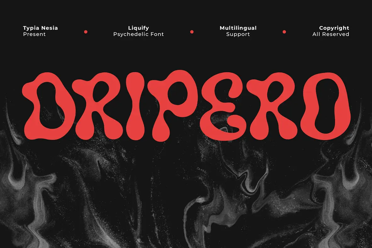 Dripero Font - FontPath