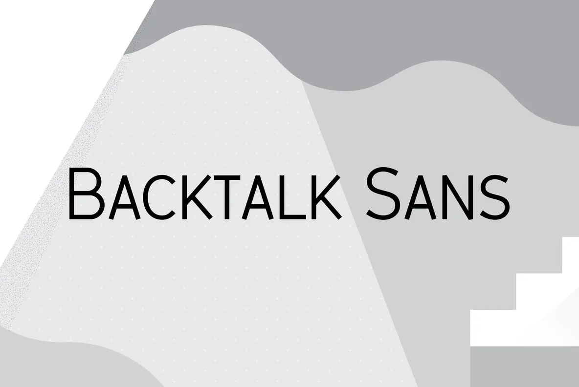 Backtalk Sans