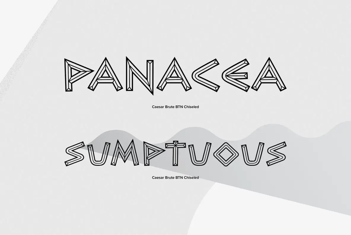Caesar Brute Font - Fontpath