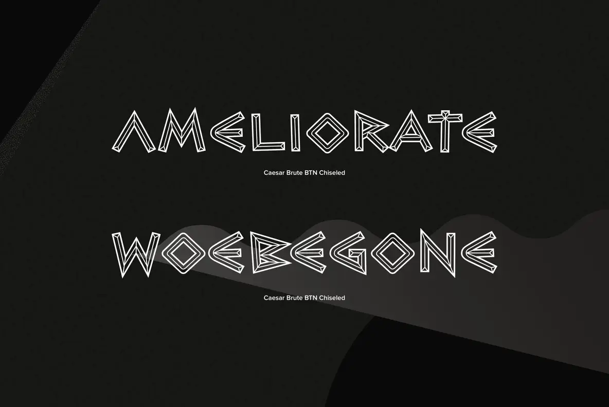 Caesar Brute Font - FontPath