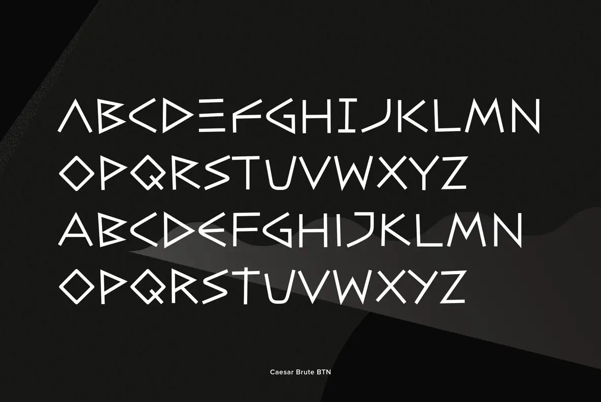 Caesar Brute Font - Fontpath