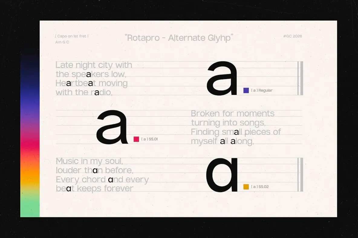 Da Rota Font GC Rota Pro Font - Fontpath