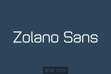 Zolano Sans