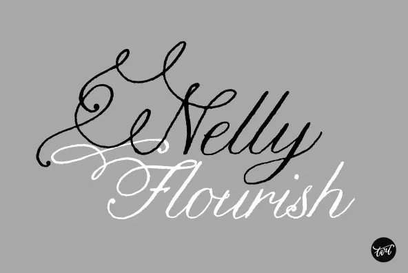 Nelly Script Flourish