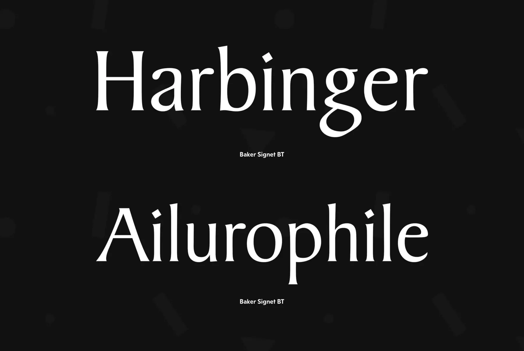 Baker Font YouWorkForThem