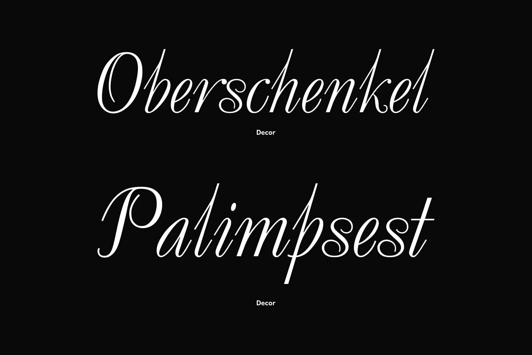 Decor Font - YouWorkForThem