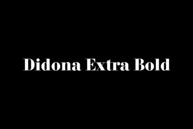 Didona Extra Bold