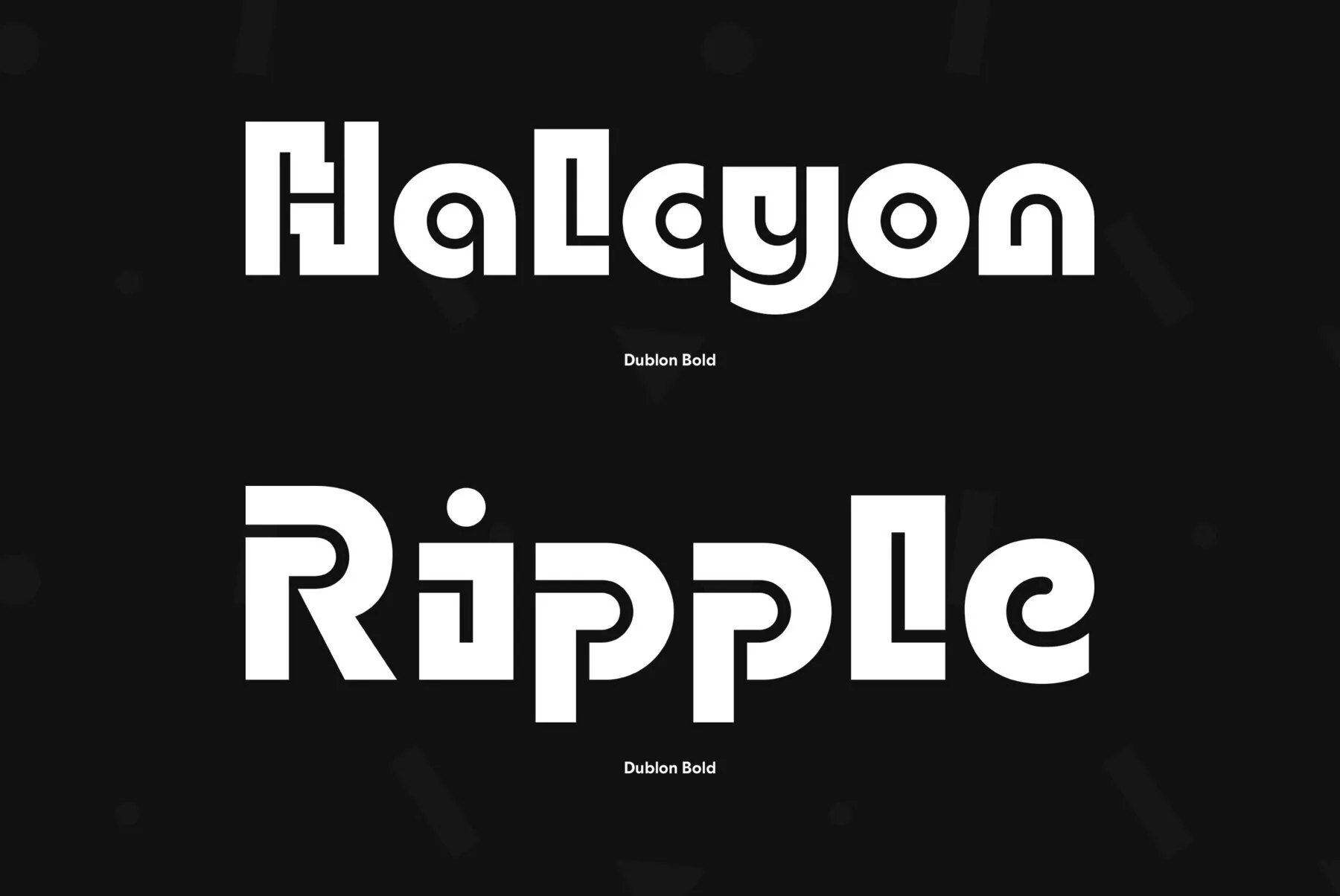 Dublon Font - YouWorkForThem