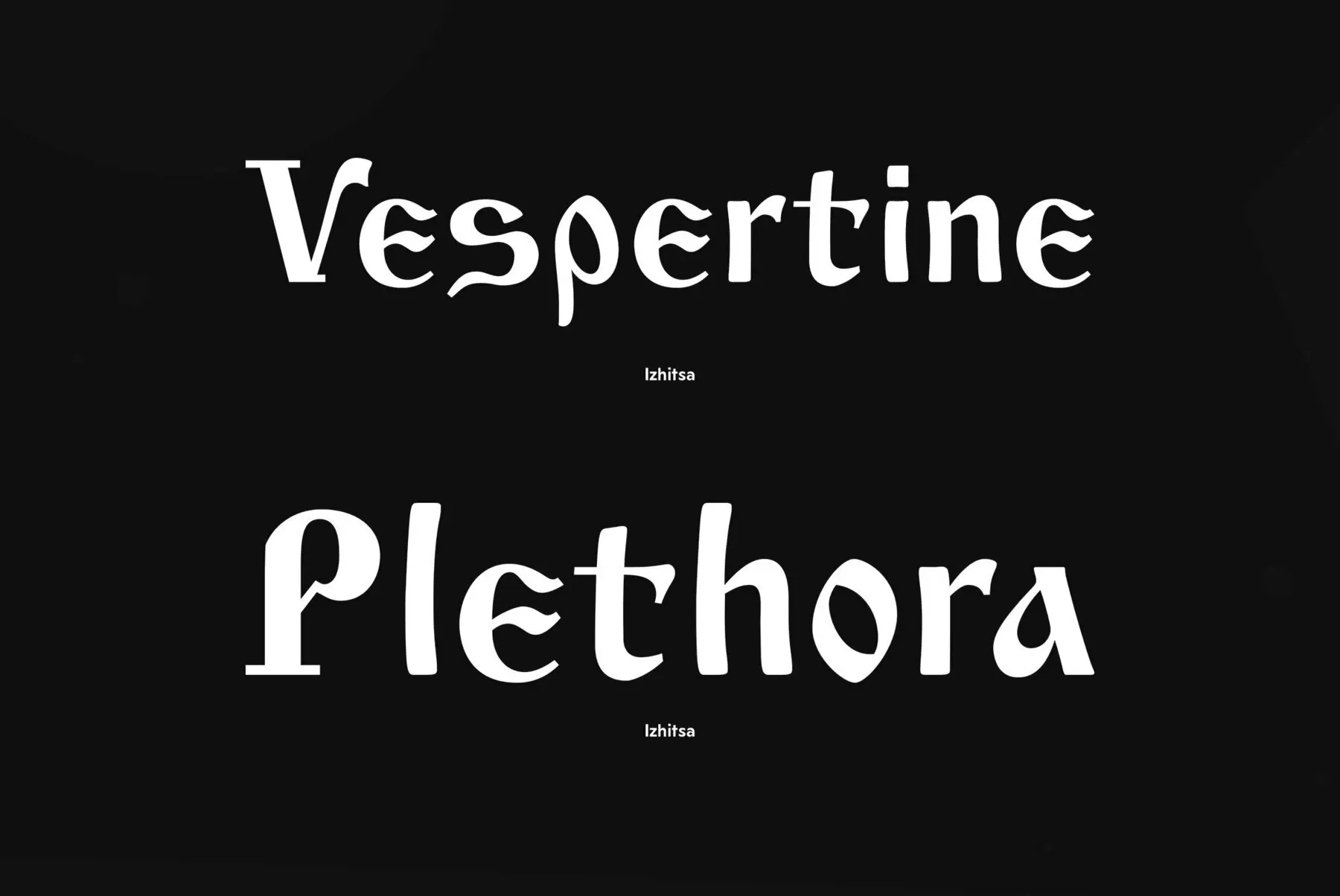 Izhitsa Font - YouWorkForThem