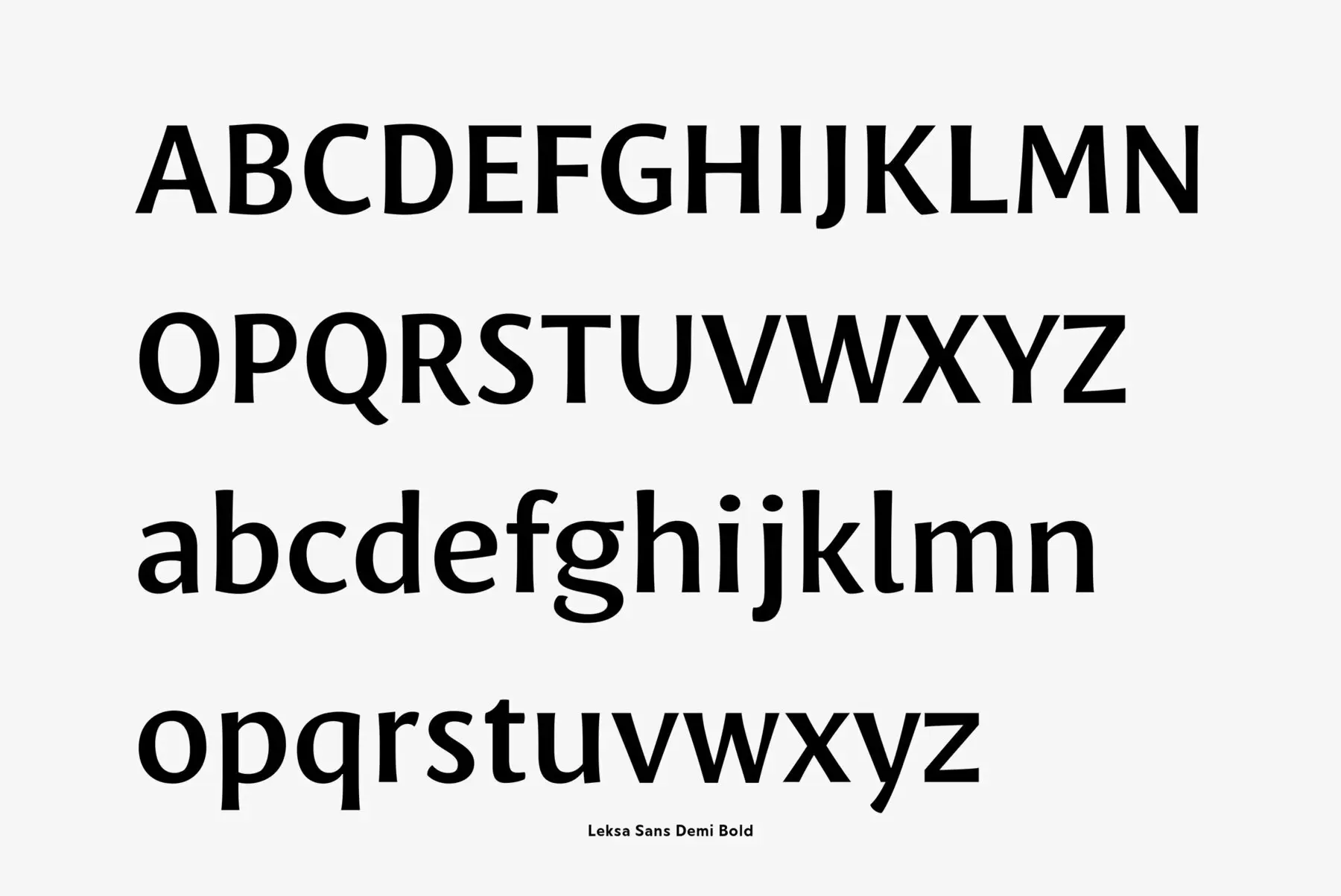 Leksa Sans Font - YouWorkForThem