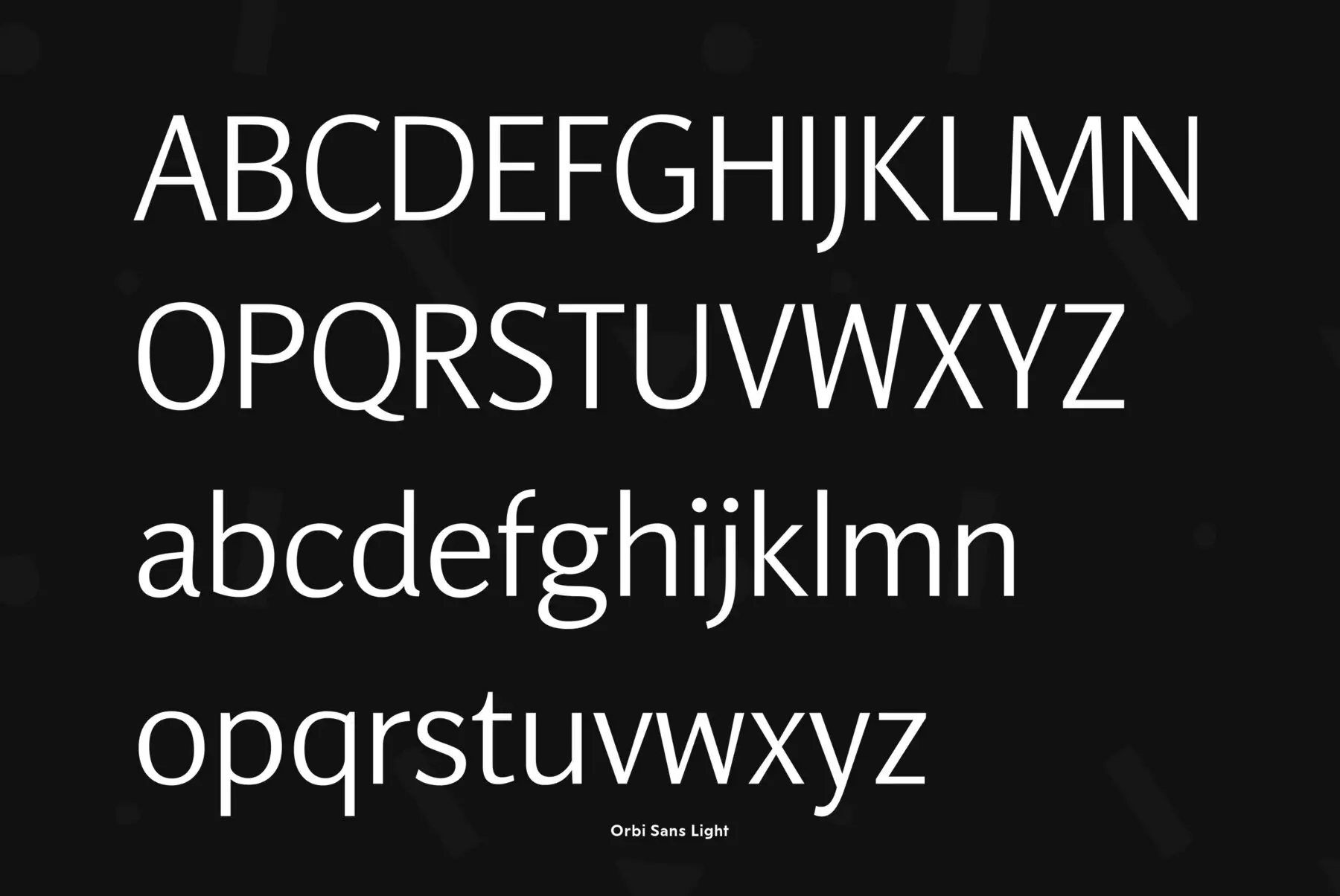 Orbi Sans Font - Youworkforthem