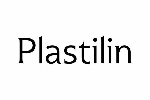 Plastilin Font