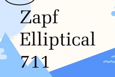 Zapf Elliptical 711