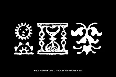 P22 Franklin Caslon Ornaments