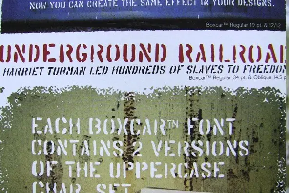 Boxcar Font - YouWorkForThem