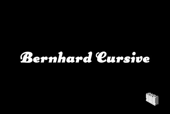 Bernhard Cursive